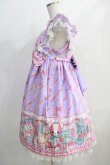 画像2: Angelic Pretty / MELODY TOYSハイウエストジャンパースカート  ラベンダー H-24-12-11-059-AP-OP-NS-ZH (2)