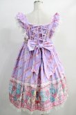 画像3: Angelic Pretty / MELODY TOYSハイウエストジャンパースカート  ラベンダー H-24-12-11-059-AP-OP-NS-ZH (3)