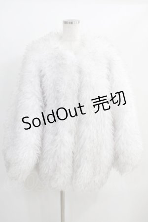 画像: FICTION TOKYO / Winter Coat Free White H-24-12-11-064-GO-CO-NS-ZH