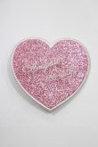 画像1: Angelic Pretty / Love Heartラメクリップ  ピンク/ホワイト H-24-12-11-008-AP-AC-NS-ZH (1)