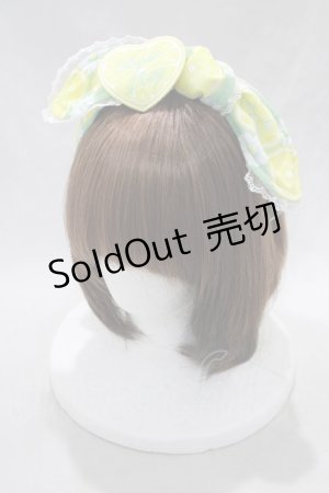 画像: Angelic Pretty / Lemonade Floatカチューシャ  ミント H-24-12-11-025-AP-AC-NS-ZH