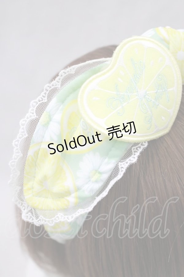 画像2: Angelic Pretty / Lemonade Floatカチューシャ  ミント H-24-12-11-025-AP-AC-NS-ZH (2)