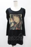 画像1: HYSTERIC GLAMOUR / T-REX/MARK BOLANプリントTシャツ  黒 H-24-12-13-1036-PU-TO-KB-ZH (1)