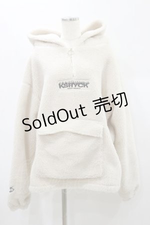 画像: KRY CLOTHING / ボアプルパーカー  オフ H-24-12-15-043-EL-TO-KB-ZH