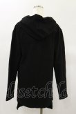 画像2: NieR Clothing / ZIP UPロングパーカー  黒 H-24-12-16-048-PU-TO-KB-ZH (2)