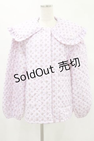 画像: Candy Stripper / TINY ROSE QUILTING JACKET  ピンク H-24-12-16-038-PU-JA-KB-ZH