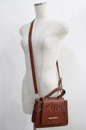 画像: NieR Clothing / 2WAY COMPACT SHOULDER BAG  茶 H-24-12-17-1035-PU-BG-KB-ZH