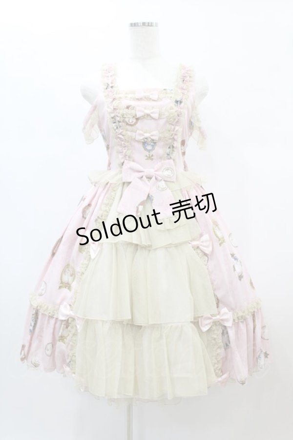 画像1: metamorphose / Vintage cameo チュールフリルリボンdress サイズ1 ブロッサムピンク H-24-12-18-1045-ME-OP-NS-ZH (1)