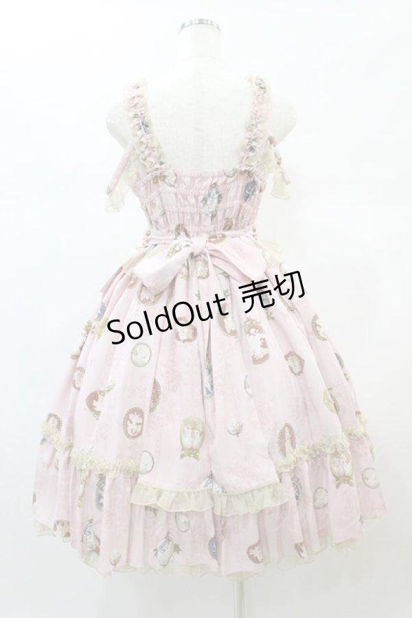 画像2: metamorphose / Vintage cameo チュールフリルリボンdress サイズ1 ブロッサムピンク H-24-12-18-1045-ME-OP-NS-ZH (2)