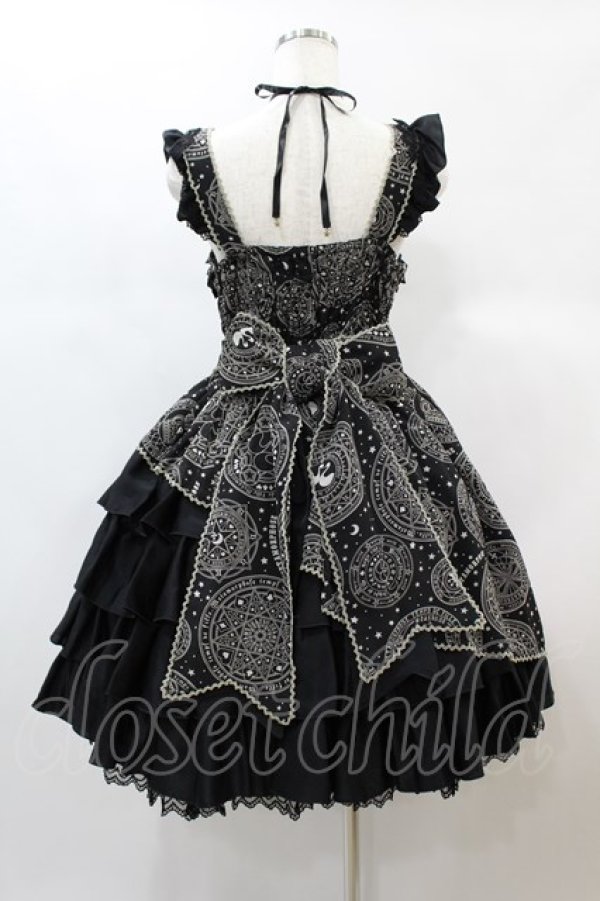 画像2: metamorphose / Magical moon light サイドフリルdress サイズ1 ブラック H-24-12-18-1048-ME-OP-NS-ZH (2)