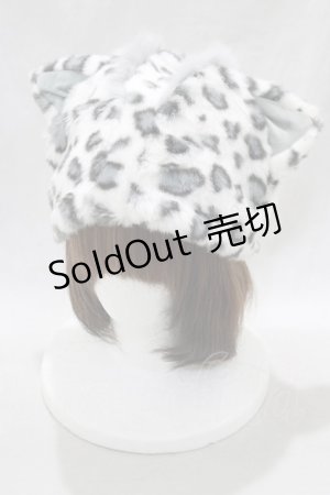 画像: MILK / ロシアンCAT HAT  グレーレオパード H-24-12-19-003-ML-AC-KB-ZH