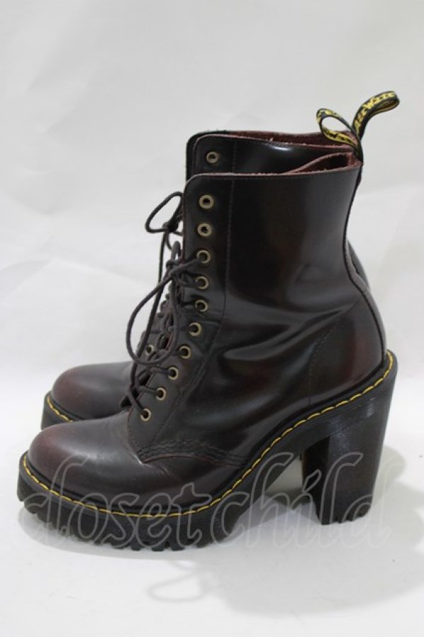 画像2: Dr.Martens （Getta Grip） / SEIRENE KENDRA 10EYE BOOT UK5（約24cm） チェリーレッド H-24-12-19-045-PU-SH-KB-ZH (2)