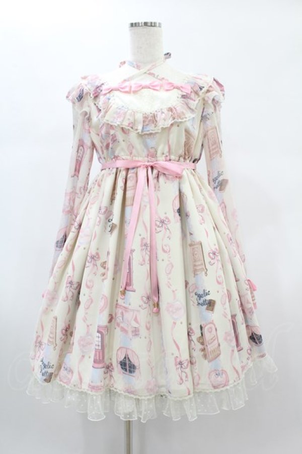 画像1: Angelic Pretty / Girly Roomワンピース Free アイボリー H-24-12-20-029-AP-OP-NS-ZH (1)