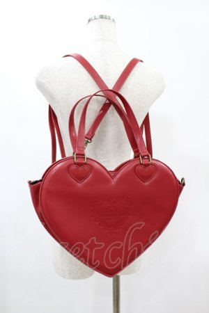 画像: BABY,THE STARS SHINE BRIGHT / BABY 3wayハートBag  レッド H-24-12-20-015-BA-BG-NS-ZH