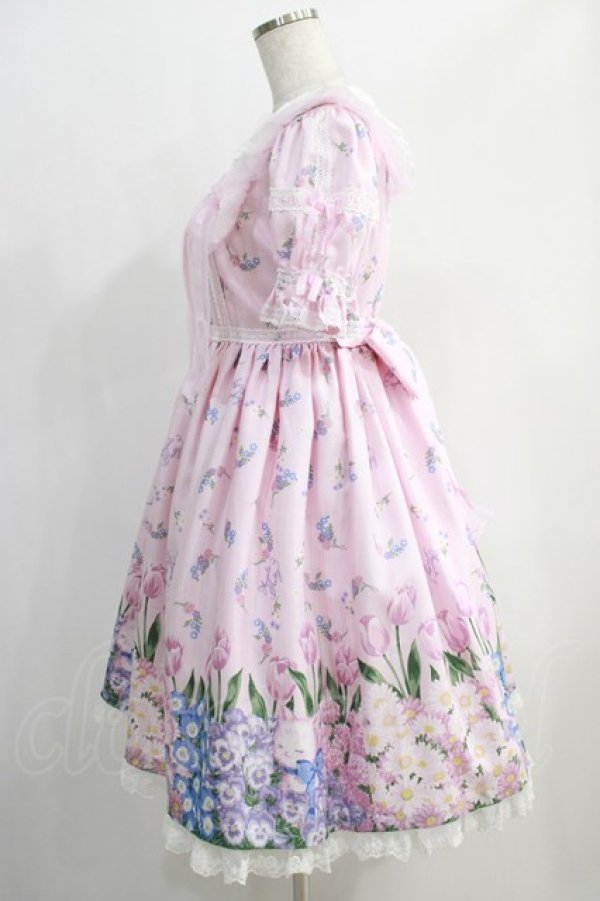 画像2: Angelic Pretty / Flower Kittenワンピース Free ピンク H-24-12-21-014-AP-OP-NS-ZH (2)