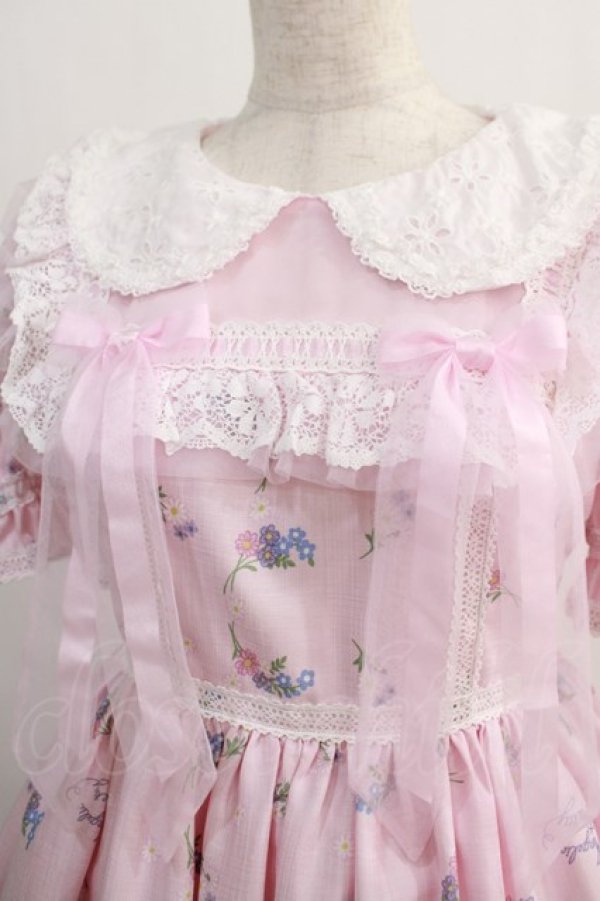 画像5: Angelic Pretty / Flower Kittenワンピース Free ピンク H-24-12-21-014-AP-OP-NS-ZH (5)