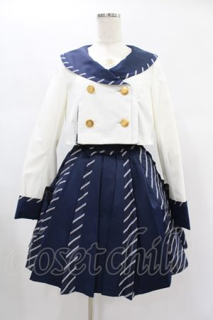 画像: Angelic Pretty / Bunny College Formal Set Free ネイビー H-24-12-24-1013-AP-OP-NS-ZH