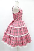 画像3: Angelic Pretty / 肩リボンジャンパースカート Free ピンク H-24-12-24-1023-AP-OP-NS-ZH (3)