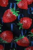 画像4: Jane Marple / Strawberry Meets Logoのミニワンピース M ブラック H-24-12-25-019-JM-OP-KB-ZH (4)