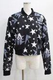 画像1: NieR Clothing / プリントBLOUSON JACKET  黒 H-24-12-26-036-PU-JA-KB-ZH (1)