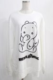 画像1: NieR Clothing / プリントSWEAT  2XL 白 H-24-12-26-054-PU-TO-KB-ZH (1)