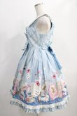 画像2: Angelic Pretty / Wonder Story襟付ジャンパースカート Free サックス H-24-12-26-1042-AP-OP-NS-ZH (2)