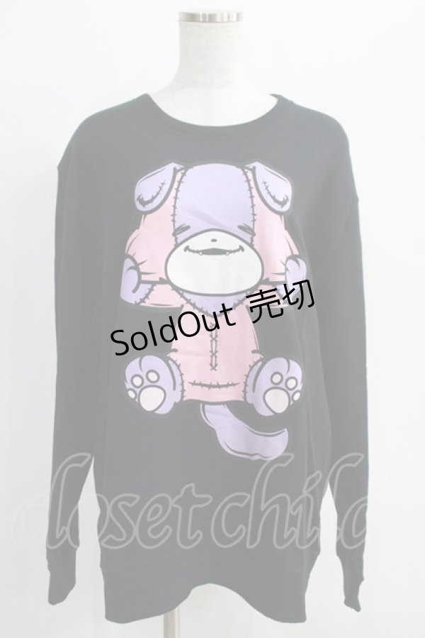 画像1: NieR Clothing / プリントSWEAT  XL 黒 H-24-12-26-068-PU-TO-KB-ZH (1)