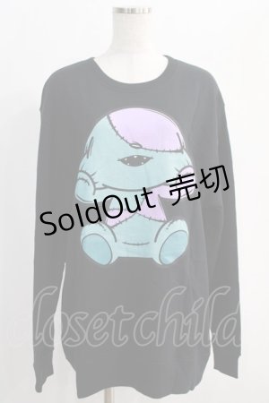 画像: NieR Clothing / プリントSWEAT  XL 黒 H-24-12-26-069-PU-TO-KB-ZH