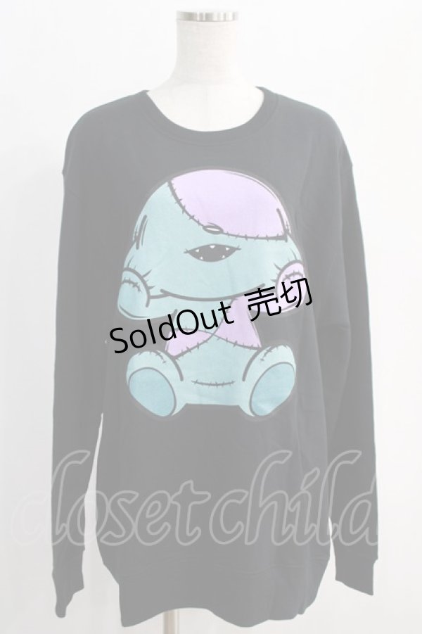 画像1: NieR Clothing / プリントSWEAT  XL 黒 H-24-12-26-069-PU-TO-KB-ZH (1)