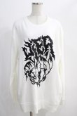 画像1: NieR Clothing / プリントSWEAT  2XL 白 H-24-12-26-075-PU-TO-KB-ZH (1)