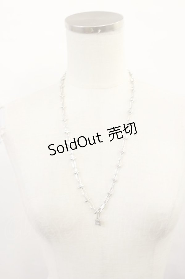 画像1: MILKBOY / SMALL STUDS NECKLACE  シルバー H-24-12-27-1034-MB-AC-KB-ZH (1)