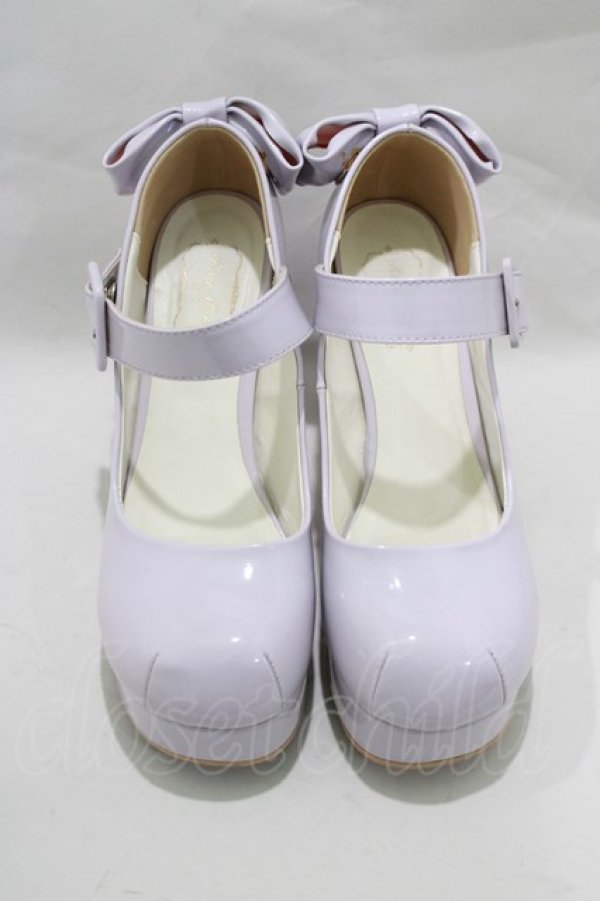 画像1: RoseMarie seoir / lady ribbon shoes L ラベンダー H-24-12-28-1077-LO-SH-NS-ZH (1)