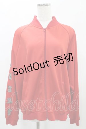 画像: Candy Stripper / HUG HUG KOALA JERSEY BLOUSON  赤 H-24-12-28-024-PU-JA-KB-ZH