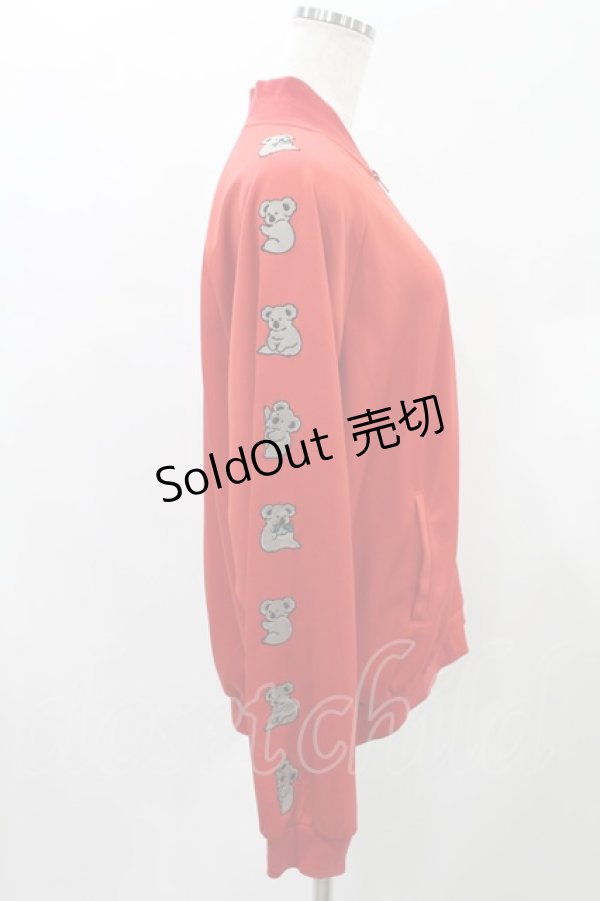 画像3: Candy Stripper / HUG HUG KOALA JERSEY BLOUSON  赤 H-24-12-28-024-PU-JA-KB-ZH (3)