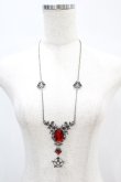 画像2: KILL STAR / ETERNAL GROVE NECKLACE  シルバー×レッド H-24-12-29-2046-SL-AC-KB-ZH (2)