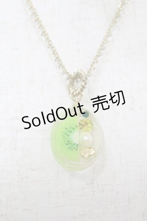 画像: Q-pot. / KIWI JELLYネックレス   H-24-12-29-2047-QP-AC-KB-ZH