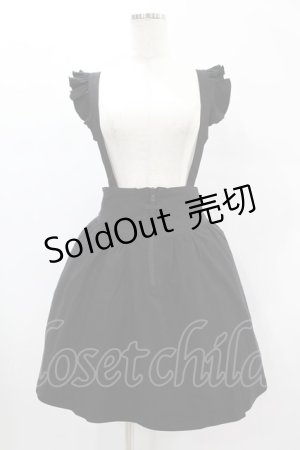 画像: KILL STAR / YUNA SUSPENDER SKIRT S ブラック H-24-12-29-2012-SL-SK-KB-ZH