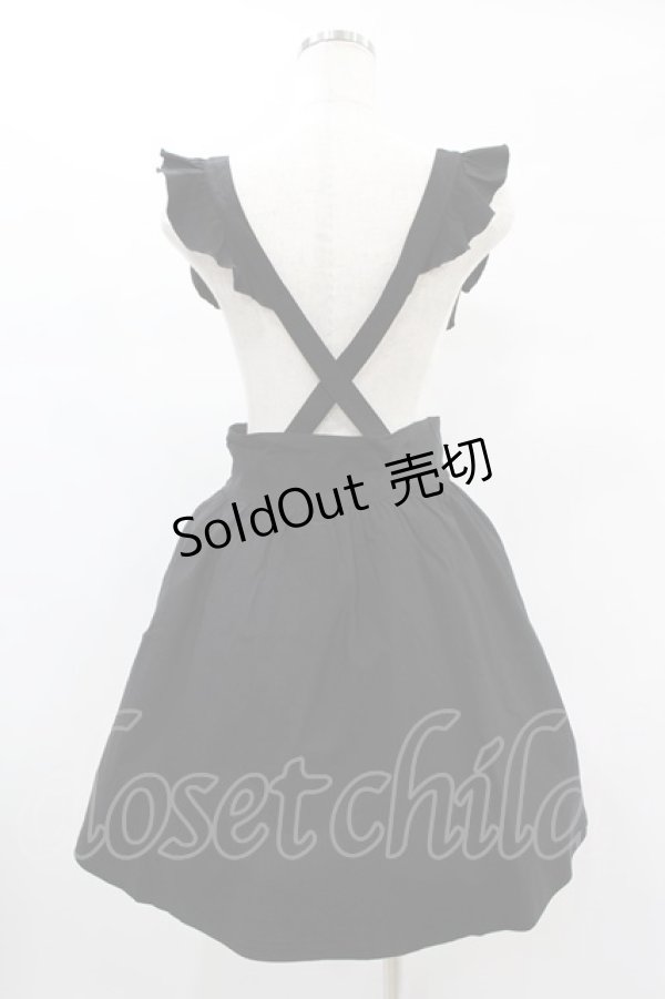 画像2: KILL STAR / YUNA SUSPENDER SKIRT S ブラック H-24-12-29-2012-SL-SK-KB-ZH (2)