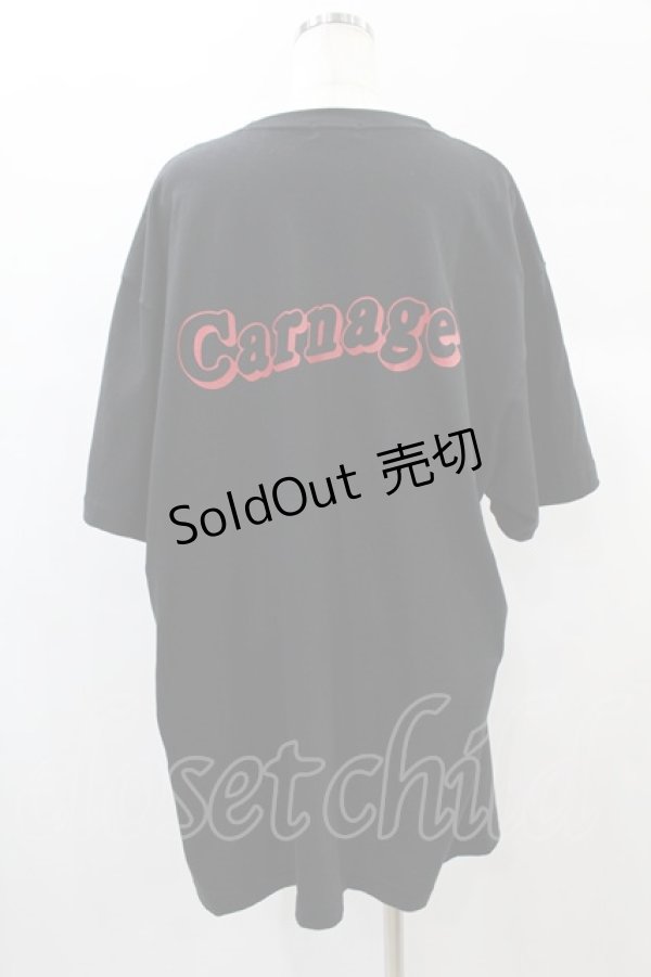 画像2: MILKBOY / CARNAGE BEAR TEE 2XL ブラック H-25-01-02-049-MB-TO-KB-ZT (2)