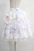 画像2: Angelic Pretty / Fluffy Puff Bunnyスカート Free オフ H-25-01-03-024-AP-SK-NS-ZH (2)