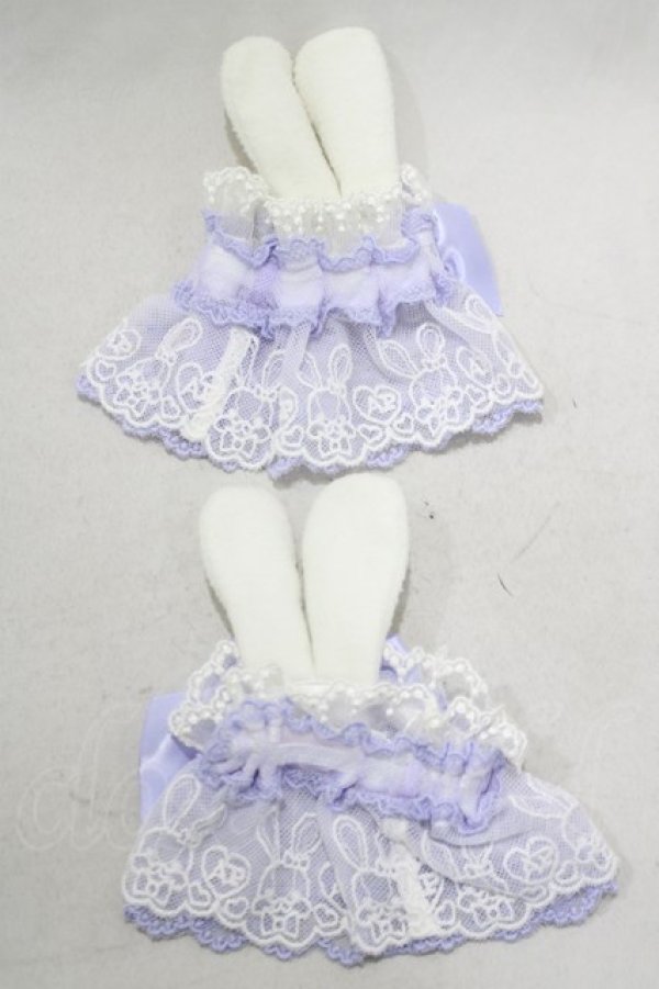 画像2: Angelic Pretty / リリカルバニーレースお袖とめ  ラベンダー H-25-01-03-060-AP-ZA-NS-ZH (2)