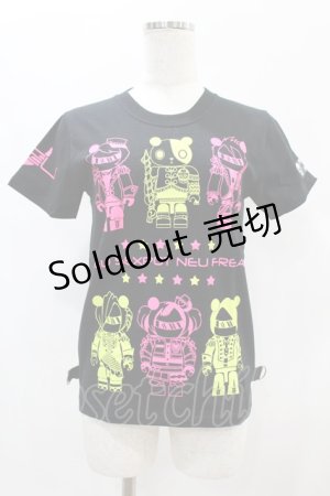 画像: SEX POT ReVeNGe / ν[NEU]×SEX POTコラボレーションTシャツ  黒 H-25-01-06-040-SP-TO-KB-ZH