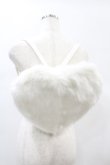 画像1: Candy Stripper / HEART FUR BACKPACK  白 H-25-01-06-046-PU-BG-KB-ZH (1)