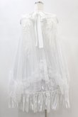 画像2: majoh / ANGEL WING COLLAR FRILL DRESS  ホワイト×ホワイト H-25-01-06-006-0-OP-KB-ZH (2)