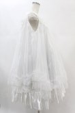 画像3: majoh / ANGEL WING COLLAR FRILL DRESS  ホワイト×ホワイト H-25-01-06-006-0-OP-KB-ZH (3)