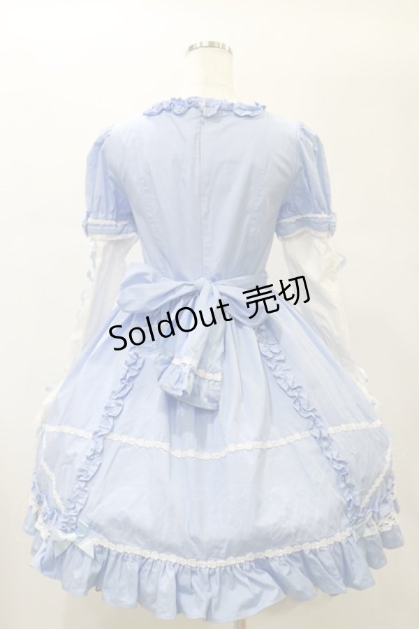 画像2: Angelic Pretty / クラシックローズワンピース Free サックス H-25-01-07-053-AP-OP-NS-ZH (2)