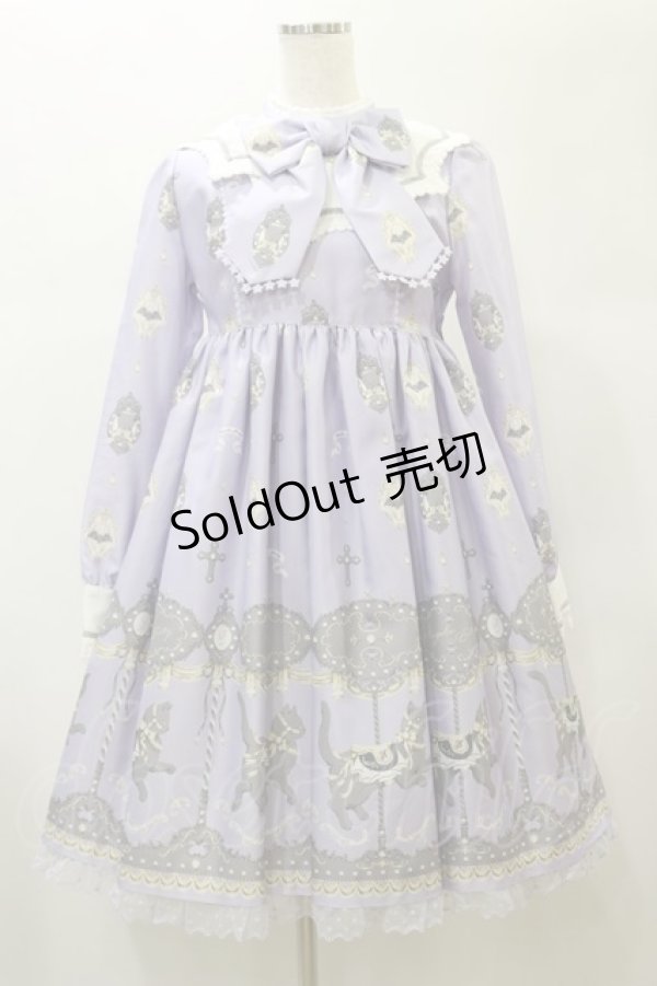 画像1: Angelic Pretty / Dream Cat Go Roundワンピース Free ラベンダー H-25-01-07-065-AP-OP-NS-ZH (1)