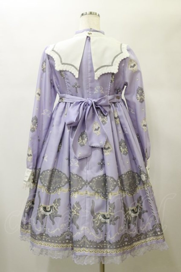 画像2: Angelic Pretty / Dream Cat Go Roundワンピース Free ラベンダー H-25-01-07-065-AP-OP-NS-ZH (2)