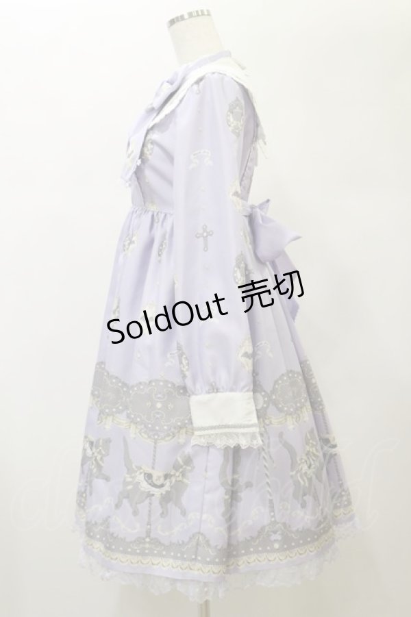 画像3: Angelic Pretty / Dream Cat Go Roundワンピース Free ラベンダー H-25-01-07-065-AP-OP-NS-ZH (3)