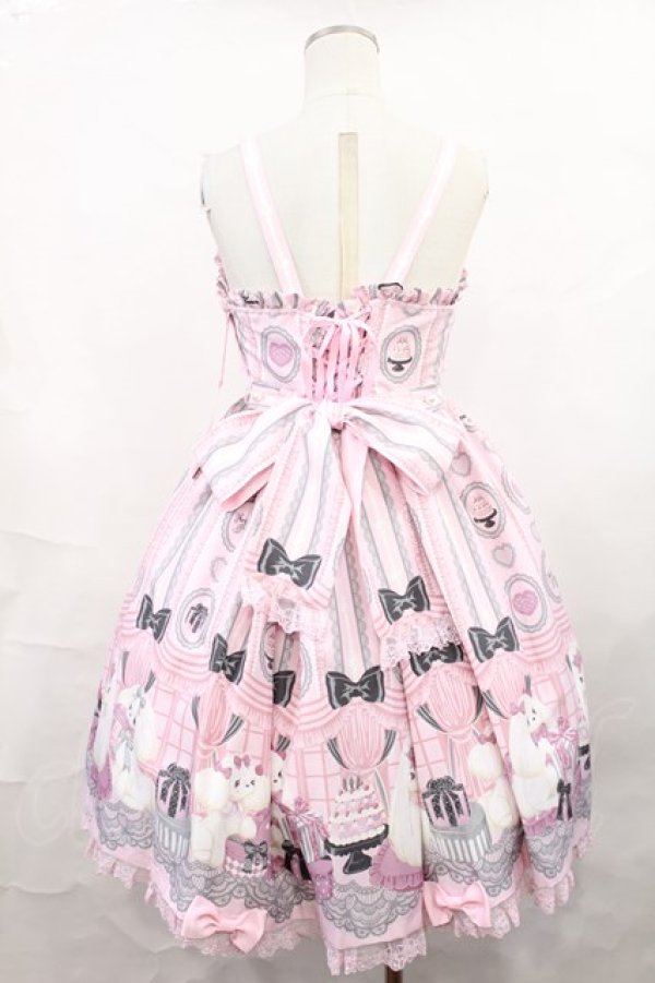 画像3: Angelic Pretty / Princess Puppyジャンパースカート Free ピンク H-25-01-07-1004-AP-OP-NS-ZH (3)